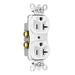 Pass And Seymour 20A Half Controlled Duplex Receptacle White (5362CHW)