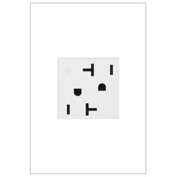 Pass And Seymour 20A Tamper-Resistant Dual Controlled Outlet White (ARCD202W10)