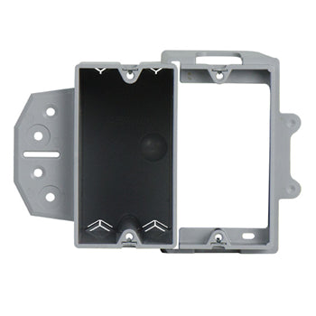 Pass And Seymour 2-Gang Dual Volt Mount Bracket With Quick/Click (SDV2B)