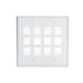 Pass And Seymour 2-Gang Wall Plate 12-Port White M5 (WP3212WH)
