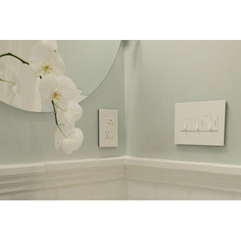 Pass And Seymour 3-Module Tamper-Resistant Outlet 15A White (ARTR153W4)
