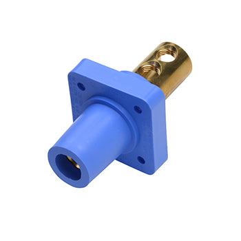 Pass And Seymour 400A 600V Female CAM Double Set Screw Panel Mount Blue (PS40FRBBL)