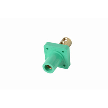 Pass And Seymour 400A 600V Female CAM Double Set Screw Panel Mount Green (PS40FRBG)