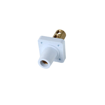 Pass And Seymour 400A 600V Female CAM Double Set Screw Panel Mount White (PS40FRBW)
