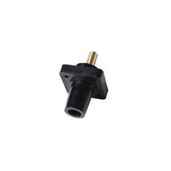 Pass And Seymour 400A 600V Female CAM Threaded Stud Panel Mount Black (PS40FRSBBK)