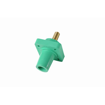 Pass And Seymour 400A 600V Female CAM Threaded Stud Panel Mount Green (PS40FRSBG)