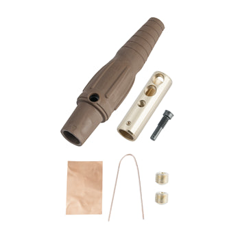 Pass And Seymour 400A 600V Female Plug Brown 2/0-4/0 (PS40FBBR)