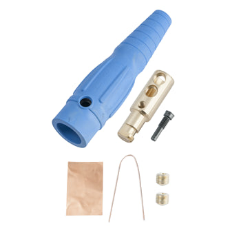 Pass And Seymour 400A 600V Male CAM Plug Blue (PLS1840MBL)