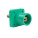 Pass And Seymour 400A 600V Male CAM Threaded Stud Panel Mount Green (PS40MRSBG)
