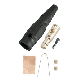 Pass And Seymour 400A 600V Male CAM Type Plug Black (PLS1840MBK)