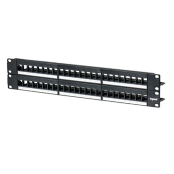 Pass And Seymour 48-Port Keystone Rack Mount Patch Panel (WP48RM)