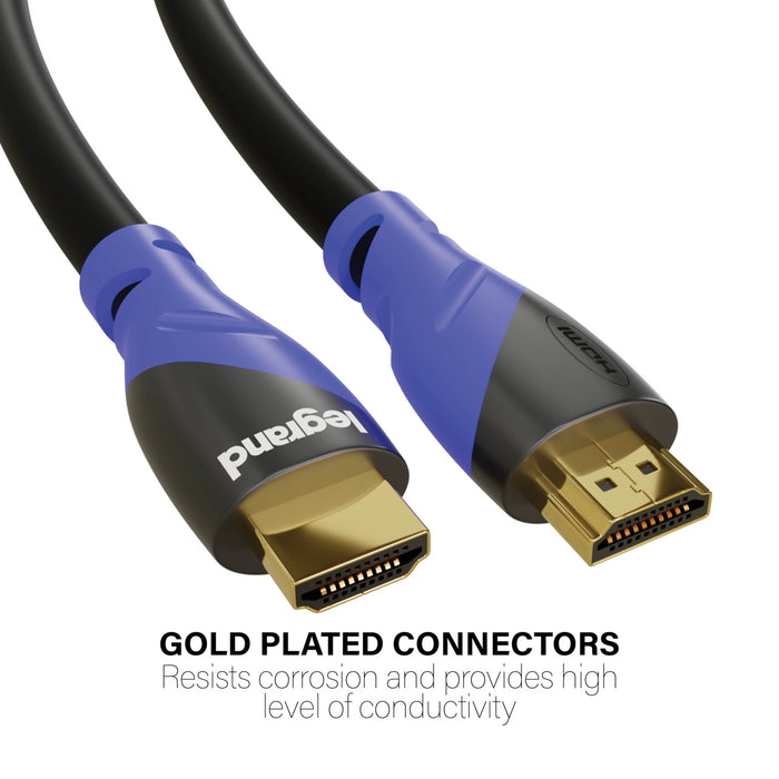 Pass and Seymour 4K Premium Certified HDMI Cable 4M  (AC4K4MBK)
