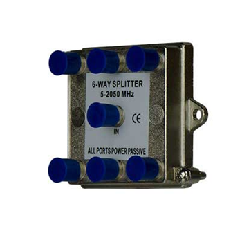 Pass And Seymour 6 Way 2Ghz Splitter (VM0206)