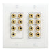 Pass And Seymour 7.1 Home Theater Wall Plate 2-Gang White (WP9009WHV1)