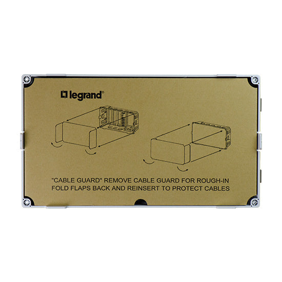 Pass And Seymour 8 Inch Multi-Dwelling Units (MDU) Enclosure Kit 6X4 And CAT5e Data (EN0803)