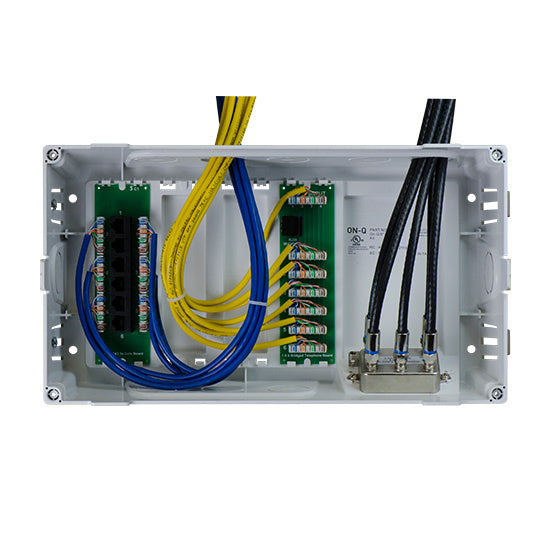 Pass And Seymour 8 Inch Multi-Dwelling Units (MDU) Enclosure Kit 6X4 And CAT5e Data (EN0803)