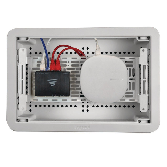 Pass And Seymour 9 Inch Plastic Dual-Purpose In-Wall Enclosure With 5 Inch Mounting Plate (ENP0905NAV1)