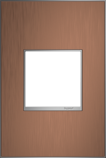 Pass and Seymour Adorne Copper 1-Gang Screwless Wall Plate Weatherproof  (AWM1G2CU4)