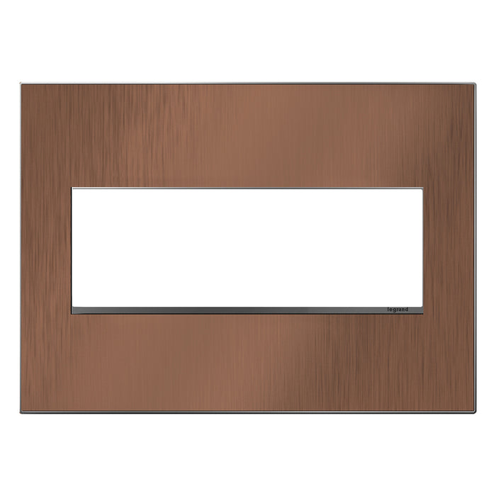 Pass and Seymour Adorne Copper 3-Gang Screwless Wall Plate Weatherproof  (AWM3GCU4)