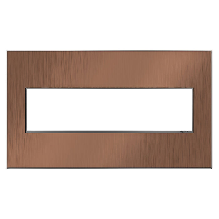 Pass and Seymour Adorne Copper 4-Gang Screwless Wall Plate Weatherproof  (AWM4GCU4)