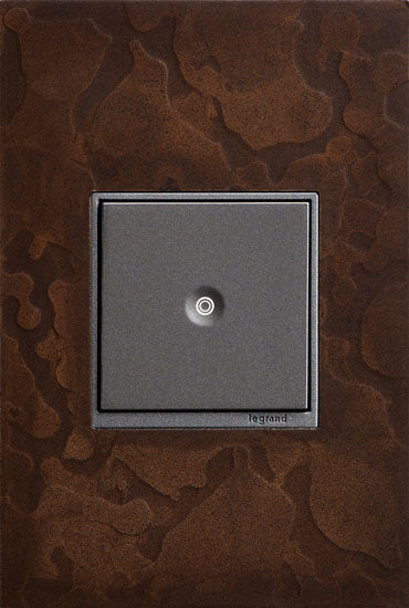 Pass And Seymour Adorne Hubbardton Forge Bronze 1-Gang Wall Plate (AWM1G2HFBR4)