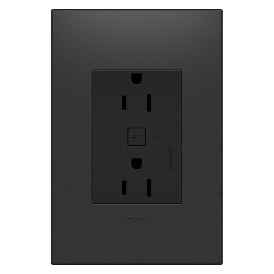 Pass and Seymour Adorne Netatmo 3-MOD 15A Outlet Graphite  (WNAR153G1)