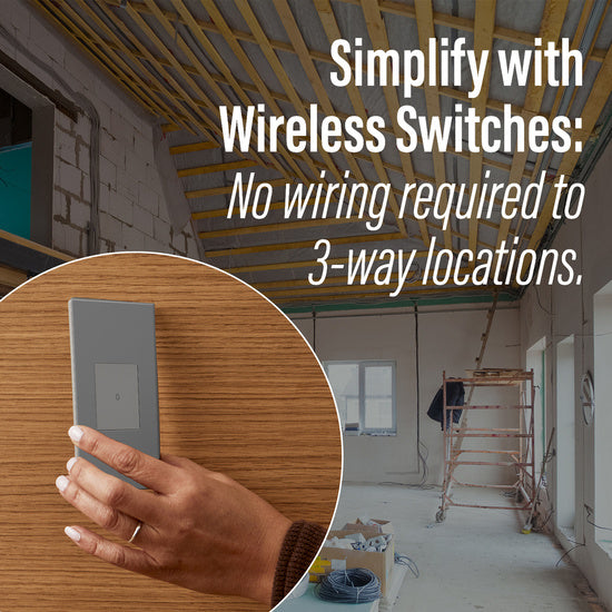 Pass and Seymour Adorne Netatmo Wireless Home/Away Switch Graphite  (WNAL33G1)