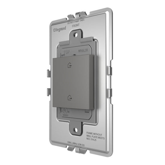 Pass and Seymour Adorne Netatmo Wireless Home/Away Switch Magnesium  (WNAL33M1)