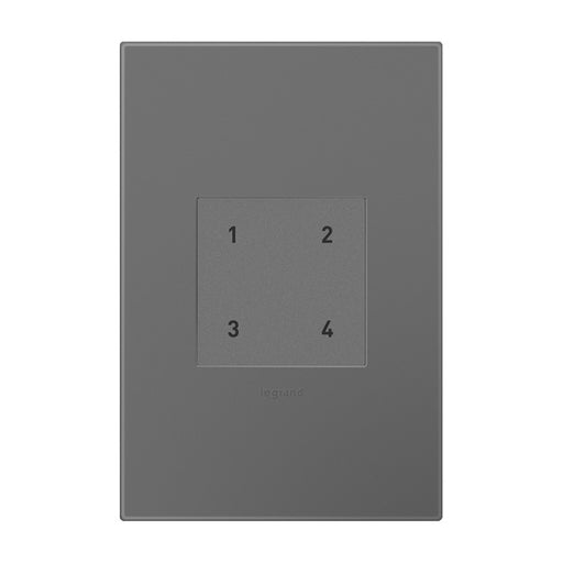 Pass and Seymour Adorne Netatmo Wireless Smart Scene Switch Magnesium  (WNACB40M1)