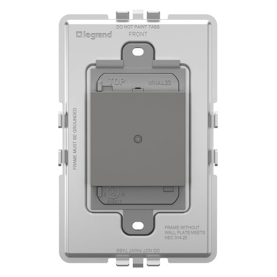 Pass and Seymour Adorne Netatmo Wireless Switch Magnesium  (WNAL23M1)