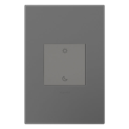 Pass and Seymour Adorne Netatmo Wireless Wake/Sleep Switch Magnesium  (WNAL43M1)