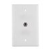 Pass And Seymour Basic 3Ghz Coax Wall Plate White (WP2008WHV1)