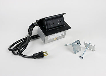 Pass And Seymour Black 20A Tamper-Resistant Duplex 6 Foot Cord (DQFP20BK)