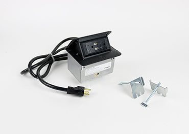 Pass And Seymour Black 20A Tamper-Resistant Duplex With USB (DQFP20UBK)