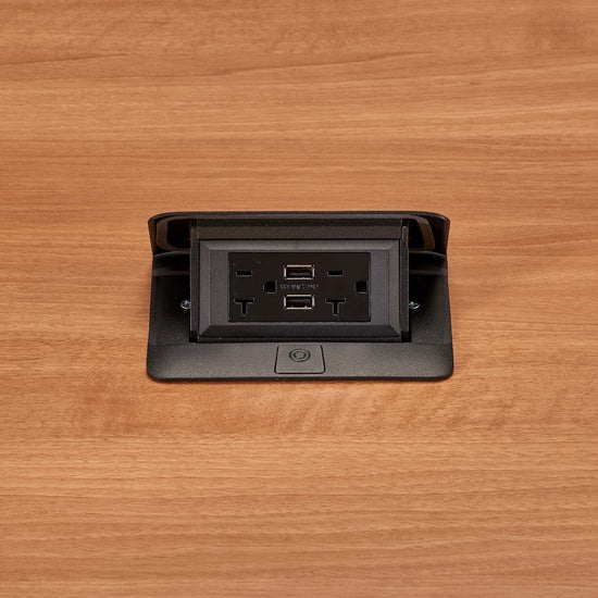 Pass And Seymour Black 20A Tamper-Resistant Duplex With USB (DQFP20UBK)