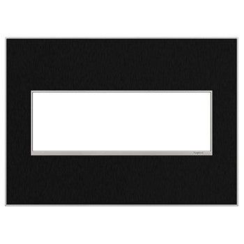 Pass And Seymour Black Stainless 3-Gang Wall Plate (AWM3GBLS4)