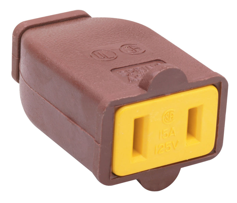 Pass And Seymour Brown Polarized Connector (SA155CC10)