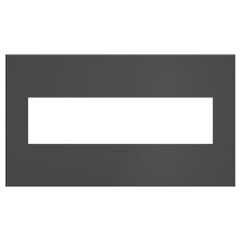 Pass And Seymour Brushed Black Nickel 4-Gang Wall Plate (AWC4GBBN4)
