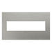 Pass And Seymour Brushed Stainless Steel 4-Gang Wall Plate (AWC4GBS4)