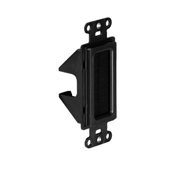 Pass And Seymour Cable Accessory Wall Plate Black (WP1014BKV1)