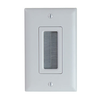 Pass And Seymour Cable Accessory Wall Plate White (WP1014WHV1)