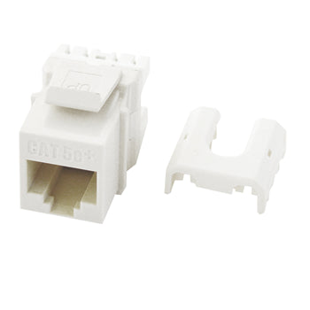 Pass And Seymour CAT5e Quick/Click A/B Keystone Connector White (WP3475WH)
