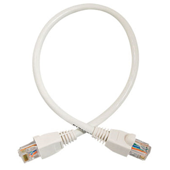Pass And Seymour Cat-5E RJ45 Jumper Assembly 12 Inch White (36320126V1)