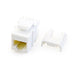 Pass And Seymour CAT6 Quick/Click A/B Keystone Connector White (WP3476WH)
