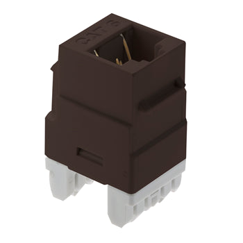 Pass And Seymour CAT6 RJ45 T568 A/B Connector Brown M20 (WP3460BR)