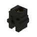 Pass And Seymour CAT5e RJ45 T568 A/B Connector Keystone M20 Black (WP3458BK)