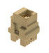 Pass And Seymour CAT5e RJ45 T568 A/B Connector Keystone M20 Ivory (WP3458IV)