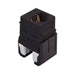 Pass And Seymour CAT6a Quick/Click RJ45 Keystone Connector Black (WP346ABK)