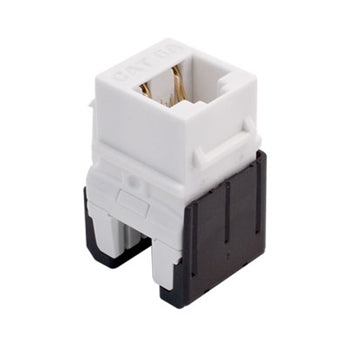 Pass And Seymour CAT6a Quick/Click RJ45 Keystone Connector White (WP346AWH)