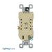 Pass And Seymour Commercial Receptacle Duplex 15A 125V Back And Side Wire White (TR5252W)